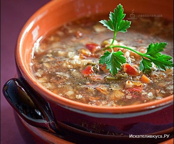 Суп «Кубанский» с овощами и рисом