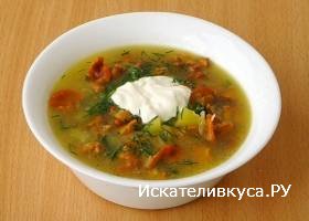 Суп из лисичек «Всеобщий любимец»