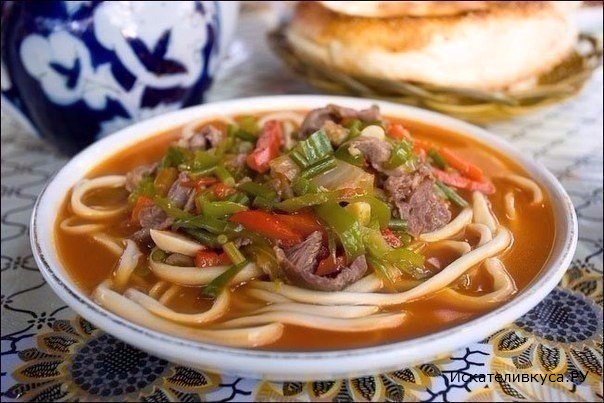 Лагман- узбекский густой суп
